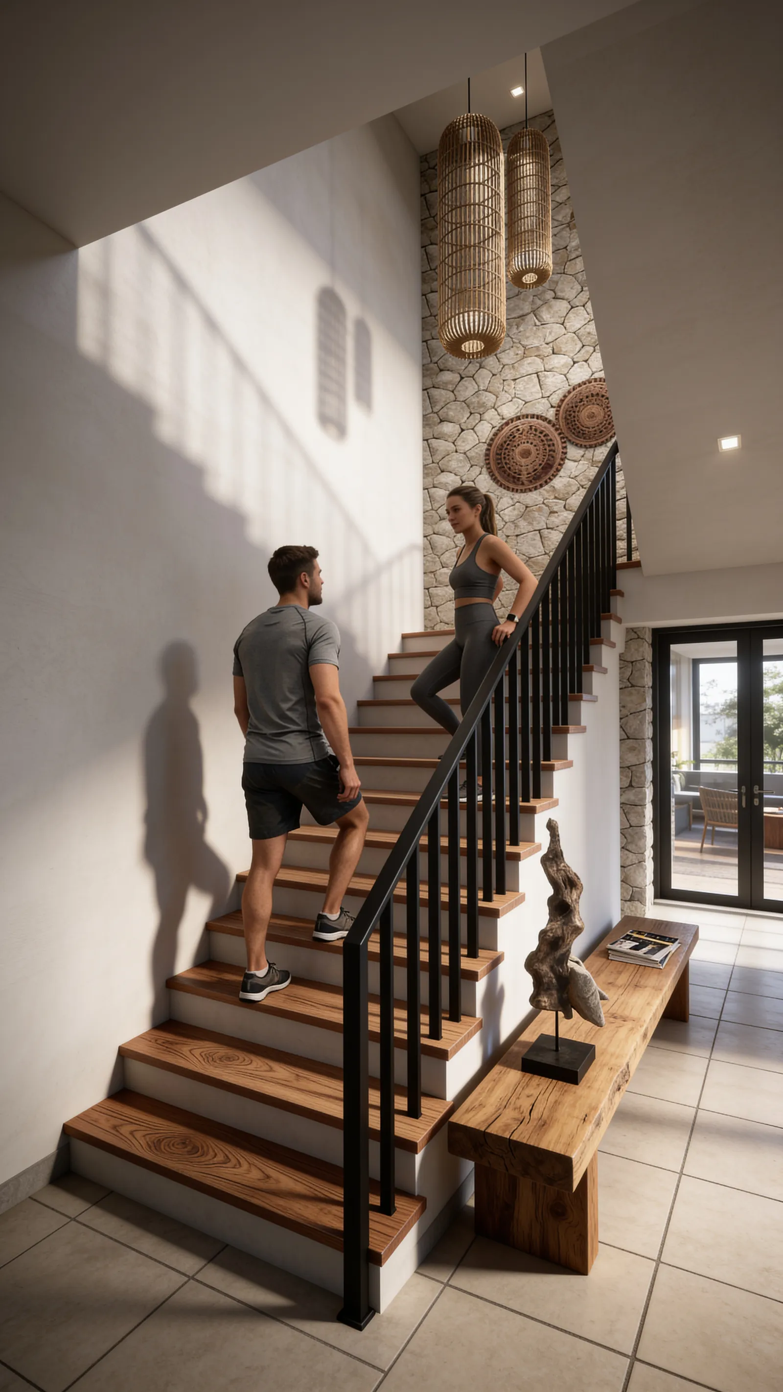 HAVN internal stairwell and entrance landing